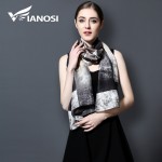 [VIANOSI] 2017 Silk Scarf Luxury Brand hijab Fashion Foulard Femme bandana Print Scarf Women Scarves Sjaal VA109