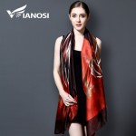 [VIANOSI] 2017 Silk Scarf Luxury Brand hijab Fashion Foulard Femme bandana Print Scarf Women Scarves Sjaal VA109