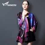 [VIANOSI] 2017 Silk Scarf Luxury Brand hijab Fashion Foulard Femme bandana Print Scarf Women Scarves Sjaal VA109