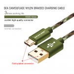 VOXLINK Nylon 1m/2m/3m Micro USB Cable Type C 8 Pin Fast Charging USB Cable For iPhone 7 6s 5s Samsung Huawei HTC Sony Xiaomi