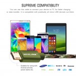 VOXLINK Nylon 1m/2m/3m Micro USB Cable Type C 8 Pin Fast Charging USB Cable For iPhone 7 6s 5s Samsung Huawei HTC Sony Xiaomi