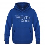 Vampire Diaries Hoodie Cotton Winter Teenages Vampire Diaries Logo Sweatershirt Pullover Hoody With Hood For Men Women