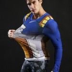 Vegeta T-shirts fitness Compression shirt Dragon Ball Z T-shirt 2017 Crossfit t shirt Anime Camiseta Cosplay Costume ZOOTOP BEAR