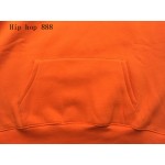 Very good quality nice hip hop men sweatshirt hoodies  men WARM winter hoodie sweatshirt swag solid orange pullover