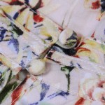 Vestidos Femininos 2017 Yuzi.may Boho New Summer Dress Cotton Linen Sleeveless Belted Flower Print Slim Dresses A8156 Vestido