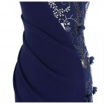 Vfemage Womens Elegant Embroidery Ruched Slim Tunic Casual Party Evening Special Occasion Sheath Pencil Bodycon Dress 4258