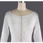 Vfemage Womens Elegant Vintage Lace See Through Charming Casual Party Evening Special Occasion Pencil Sheath Dress 4008