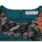 Vfemage Womens Elegant Vintage embroidered Lace Cap Sleeve Party Evening Special Occasion Bodycon Sheath Embroidery Dress 4289
