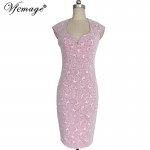 Vfemage Womens Sexy Elegant Floral Dobby Casual Bodycon Special Occasion Bridesmaid Mother of Bride Evening Party Dress 2995 Vfemage Womens Sexy Elegant Floral Dobby Casual Bodycon Special Occasion Bridesmaid Mother of Bride Evening Party Dress 2995