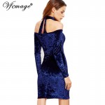 Vfemage Womens Sexy Off Shoulder Autumn Fall Winter Velvet Slash Neck Party Club Pencil Sheath Vestidos Bodycon Mini Dress 4557 Vfemage Womens Sexy Off Shoulder Autumn Fall Winter Velvet Slash Neck Party Club Pencil Sheath Vestidos Bodycon Mini Dress 4557