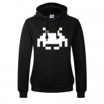 Vintage 8 Bits Video Game Thick Sweatshirt For Men 550GM2 Candy Color Print Fleece Hoodies Mens Pullover