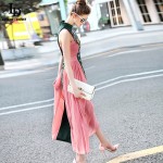 Vintage Chinese Style Slim Long Dress 2016 Summer New Fashion Embroidery Ankle-Length Dress For Women 