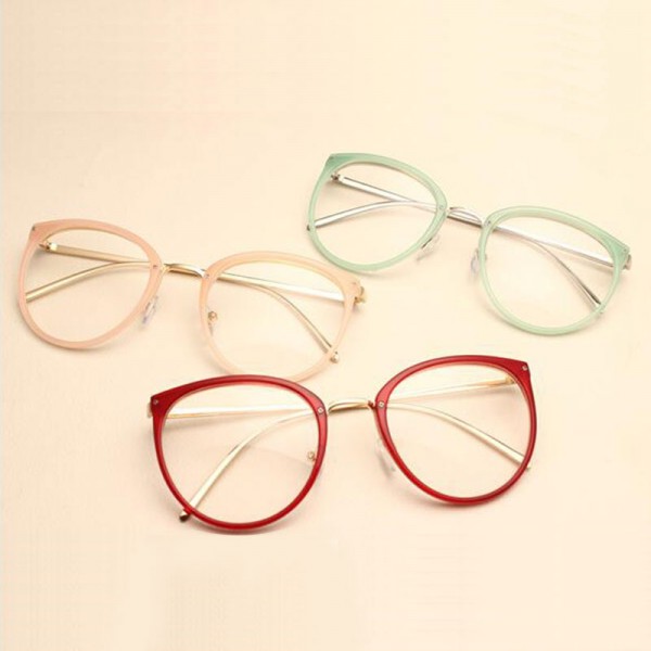 Vintage Decoration Optical Eyeglasses Frame myopia round metal women spectacles eye glasses oculos de grau eyewear