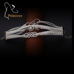 Vintage Fashion Infinite Multilayer Leather Bracelets Love Anchor Rudder 8 Bracelets For Women Charm Jewelry Accessories