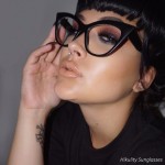 Vintage Ladies Eyeglasses Cat Eye Clear Glasses Frame Luxury Brand Design Glasses Women Eyewear Frames Optical Spectacle Frame