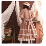 Vintage Lolita Long Dress Japan Mori Girl Women Maxi Dresses Royal Princess Clothing Vestidos Longo Casual Faldas Autumn