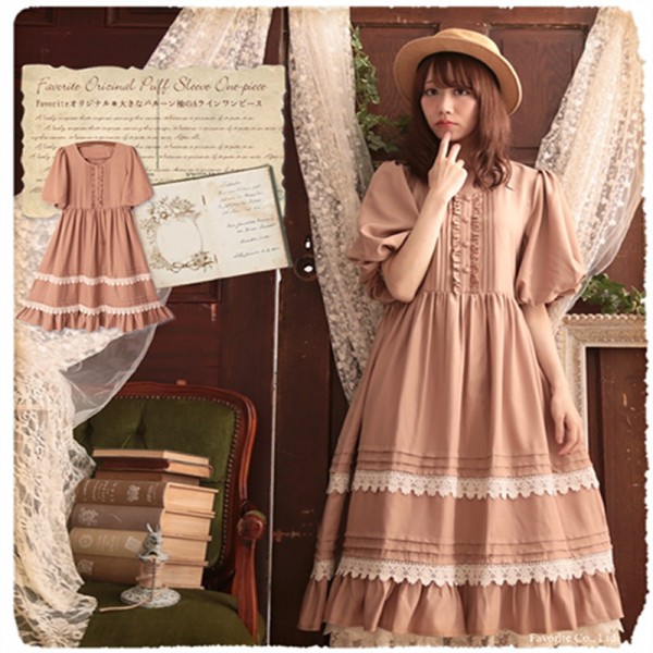Vintage Lolita Long Dress Japan Mori Girl Women Maxi Dresses Royal Princess Clothing Vestidos Longo Casual Faldas Autumn