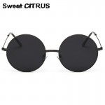 Vintage Round Sunglasses Women 2016 Metal Male Female Sun glasses Gold Circle shades Men retro oculos de sol redondo masculino