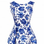 Vintage Style Floral Printed Women Summer Dress Sleeveless Sexy Casual Ladies Party Dress Plus Size Vestidos 2XL 3XL