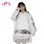 Vortex Windbreaker Comics Coat Long Sunscreen Water Proof Clothes Plus Size Punk Windbreaker Men Women Lover Horror Manga Jacket