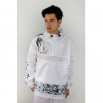 Vortex Windbreaker Comics Coat Long Sunscreen Water Proof Clothes Plus Size Punk Windbreaker Men Women Lover Horror Manga Jacket