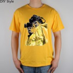 WALT JESSE BREAKING BAD T-shirt Top Lycra Cotton Men T shirt New DIY Style