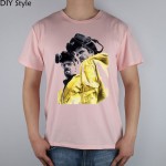 WALT JESSE BREAKING BAD T-shirt Top Lycra Cotton Men T shirt New DIY Style