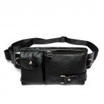 WESTAL Genuine Leather Waist Packs Fanny Pack Belt Bag Phone Pouch Bags Travel Waist Pack Male Small Waist Bag Leather Pouch