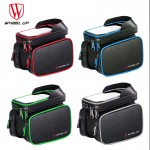 WHEEL UP New 6.2 Inch Waterproof Touch Screen Bike Bag Front Frame Top Cell Phone TPU Cycling Bag MTB Road Mountain Bicycle Case