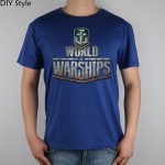 WORLD OF WARSHIPS T-shirt Top Lycra Cotton Men T shirt New Design High Quality Digital Inkjet Printing