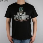 WORLD OF WARSHIPS T-shirt Top Lycra Cotton Men T shirt New Design High Quality Digital Inkjet Printing