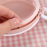 WORTHBUY Portable Macaroon Color Japanese Bento Box Leak-Proof Stainless Steel Thermal Lunch Box Food Fruit Storage Kids Box