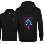 WOW Sweatshirts Game Dota 2  ALLIANCE&Horde Hoodies Sweatshirts Men Fleece Zipper Luminous WOW Coat Free Shipping 