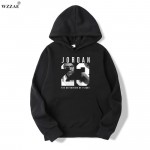 WZZAE Autumn 2017 New Women/Men's Casual Players JORDAN 23 Print Hedging Hooded Fleece Sweatshirt Hoodies Pullover Size M-XXXL