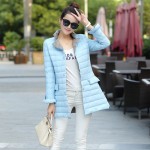Warm Winter Slim Jacket Women Ultra Light Ultra-Light White Duck  Coat Jacket Womens Ultra Long Women Coats Plus Size YRH001