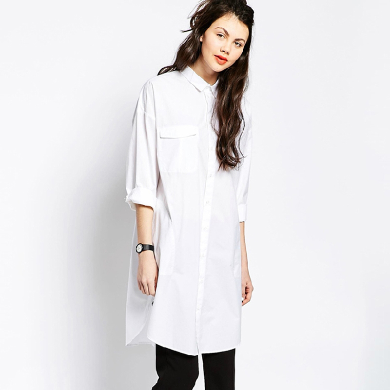 long dress shirts for women