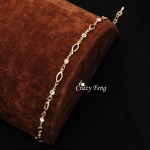 Wholesale  Gold-color Crystal friendship bracelets bracelets for women gift  Free Shipping