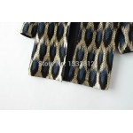 Winter Hot Sale 2016 New Europe And America Women's Tide Leopard Bronzing Sweater Coat Round Collar Knitting Sweater Coat