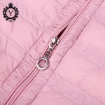 Winter Jackets Coats For Women Breathable Ultralight Outwear Clothing Solid Female Zipper Parkas Hot Short Down Ladies LC2121-2