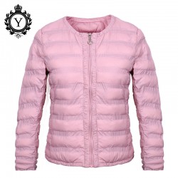 Winter Jackets Coats For Women Breathable Ultralight Outwear Clothing Solid Female Zipper Parkas Hot Short Down Ladies LC2121-2