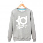 Winter Long sleeves Fleece Kevin Durant Round neck Hoodies  men hiphop Loose  fashionclothing casual letter KD Tops