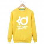 Winter Long sleeves Fleece Kevin Durant Round neck Hoodies  men hiphop Loose  fashionclothing casual letter KD Tops