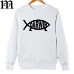 Winter NWE CHARLES DARWIN New Fashion Men's Hoodies Cotton Hoodies  Clothing Plus Size