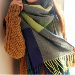 Winter Scarf Women Blanket Plaid Scarf Female Shawls And Scarves Warm Women Tippet Lic