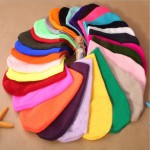 Winter Warm Unsex Knitting Women Men Wool Fluorescence Color Tabby Solid Elastic Beanie Hedging Hat Hats