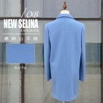Winter wool overcoat female medium-long thickening woolen outerwear suit free shipping