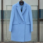 Winter wool overcoat female medium-long thickening woolen outerwear suit free shipping