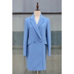 Winter wool overcoat female medium-long thickening woolen outerwear suit free shipping