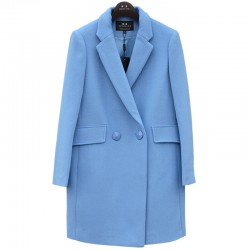 Winter wool overcoat female medium-long thickening woolen outerwear suit free shipping