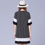 Woman Dress Summer For Love And Lemons women's New Stripe Pin Up Short Sleeve Chiffon Plus Size Summer Dress Wholesale Vestidos